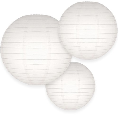 Feestverlichting Lampion Wit